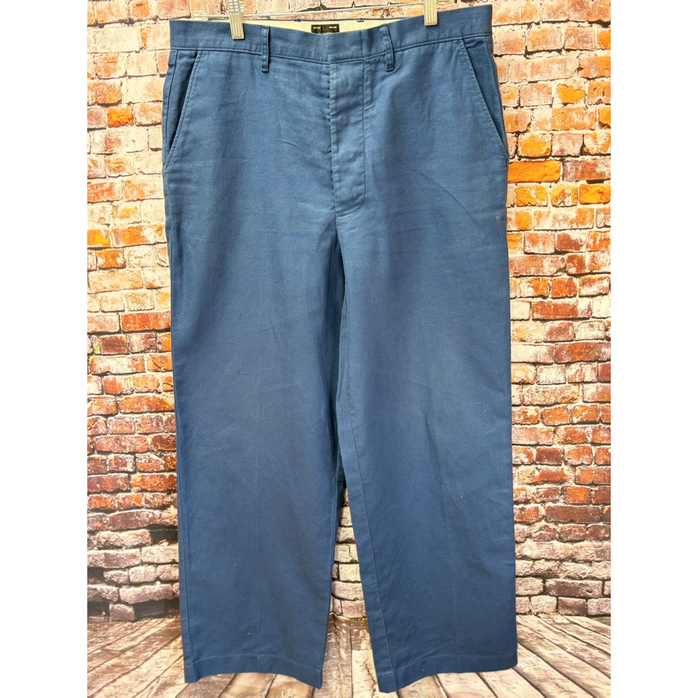 NWT Men's J.Crew Creased Sailor trouser in cotton-linen blend